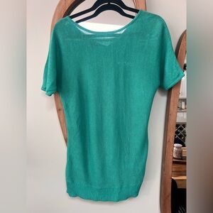 Talbots Vibrant Blue Knit Top
